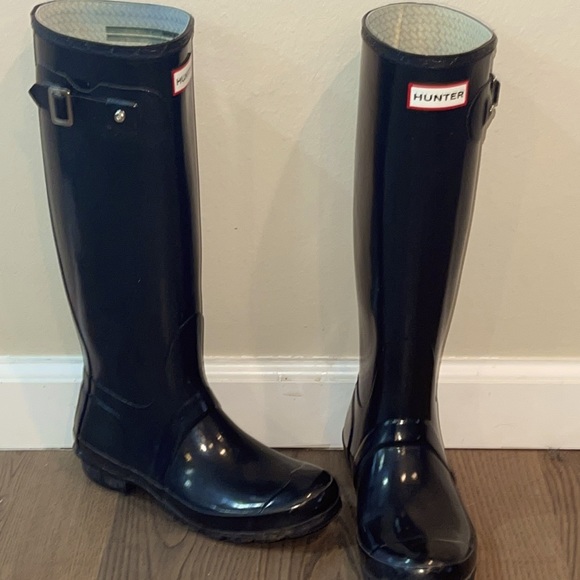 Hunter Shoes - Hunter Women’s Original Adjustable Gloss Rain Boot Sz 6